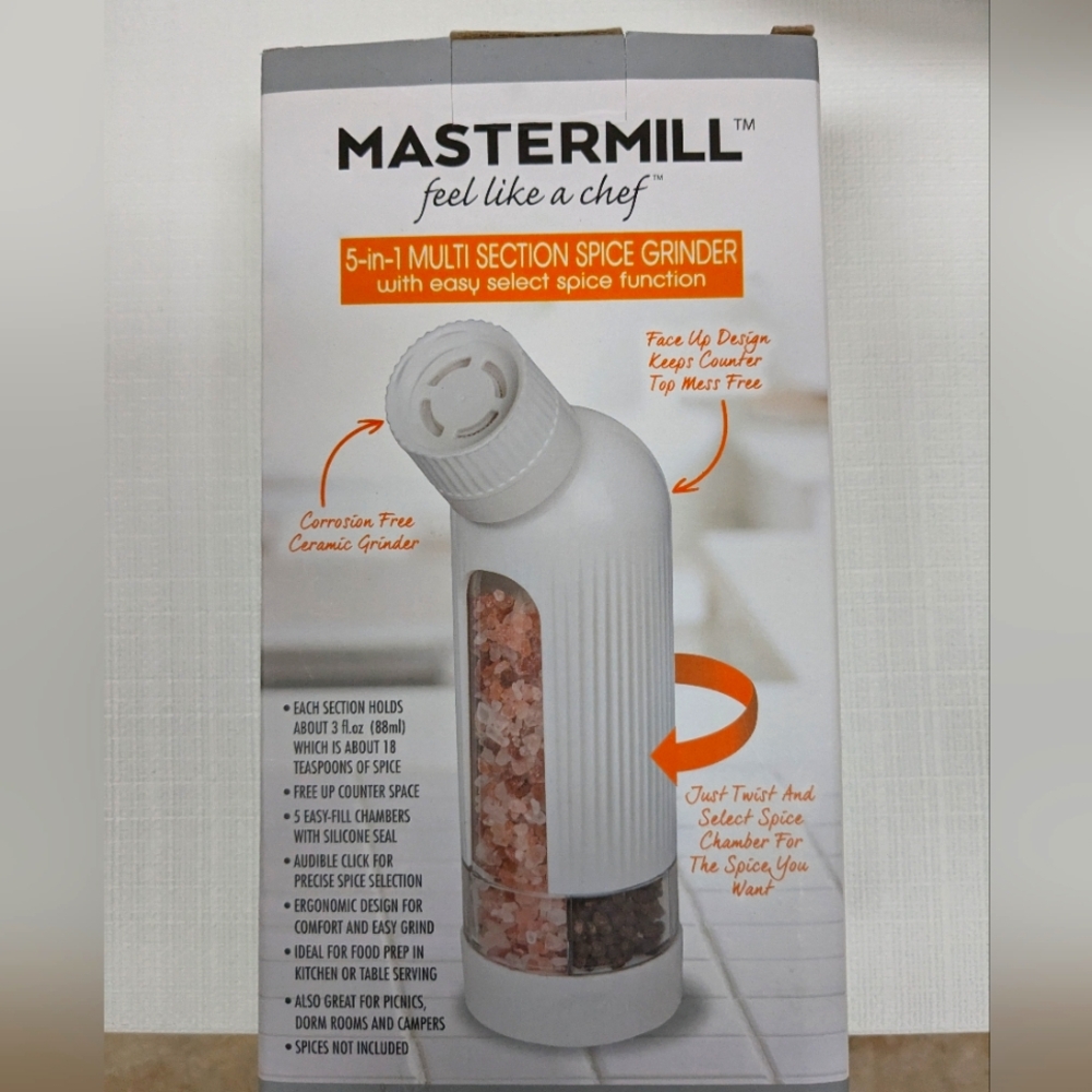 Spice grinder, mastermill, New